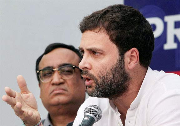 यदि सत्ता में नहीं आती कांग्रेस तो किसी दूसरी पार्टी को समर्थन नहीं विपक्ष में बैठेंगे: राहुल गांधी