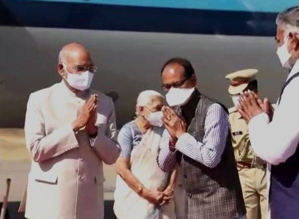 राष्ट्रपति रामनाथ कोविंद जबलपुर पहुंचे:24 घंटे रहेंगे संस्कारधानी में, मां नर्मदा की महाआरती करने वाले पहले राष्ट्रपति होंगे