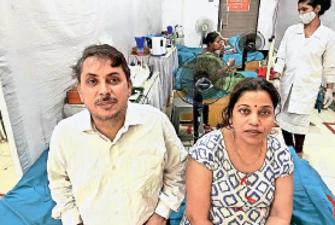 कोरोना पीड़ित पति-पत्नी की आपबीती:नागपुर में 198 अस्पतालों ने भर्ती नहीं किया, 65 हजार रुपए देकर एंबुलेंस से सूरत पहुंचे; 10 दिन में दोनों ठीक हुए