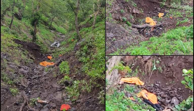 MP के बॉर्डर पर बड़ा हादसा:महाराष्ट्र के तोरणताल में यात्रियों से भरी जीप खाई में गिरी; बड़वानी के 8 लोगों की मौत,15 घायल