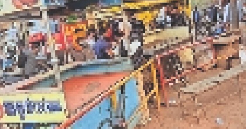 कार्रवाई:ट्रैफिक में बाधा बनीं 16 गुमठियों और 6 ठेलों को हटाया; बस स्टैंड और सब्जी मंडी के पास फिर चला नपा का अभियान