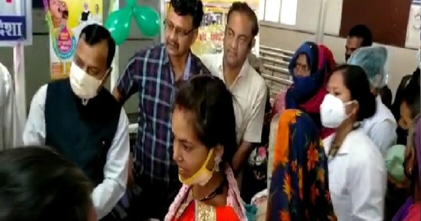 विदिशा में पल्स पोलियो अभियान का शुभारंभ:नवजात शिशुओं को पिलाई गई पोलियो की खुराक, पूरे जिले में बनाए गए 1844 पोलियो बूथ