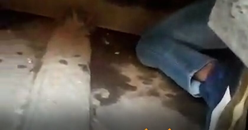 महिला की जान बचाने ट्रेन के नीचे आया युवक:ग्वालियर में चलती ट्रेन में चढ़ गया, बैलेंस बिगड़ा तो कोच के नीचे गिरा; पुलिस ने बचाया