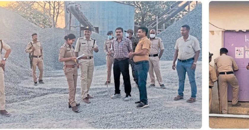 आरोपी संजू की क्रेशर सील, बिना लाइसेंस के कर रहा था माइनिंग, राजस्व और खनिज विभाग ने की कार्रवाई