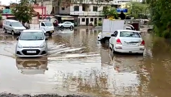 जिले में जमकर हुई बारिश , 29.3 मिमी औसत वर्षा दर्ज