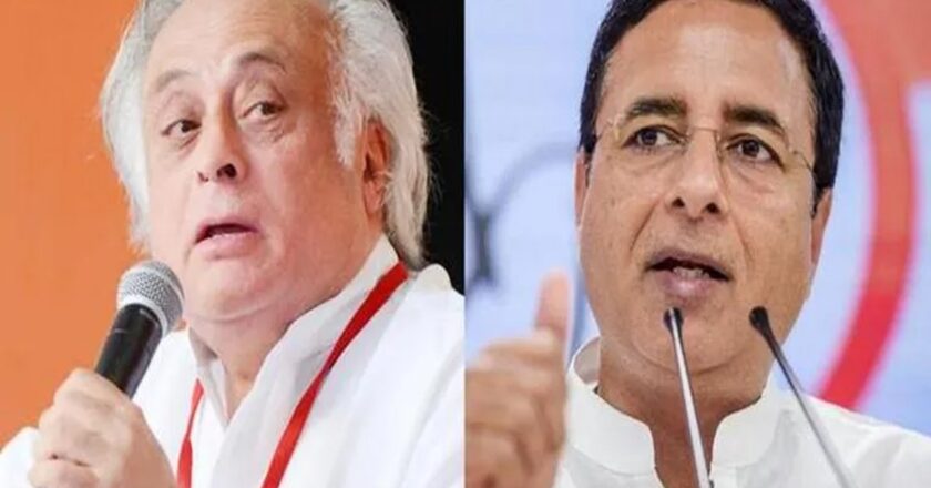 कांग्रेस मीडिया प्रभारी पद से हटाए गए रणदीप सुरजेवाला , जयराम रमेश को मिली अहम जिम्मेदारी