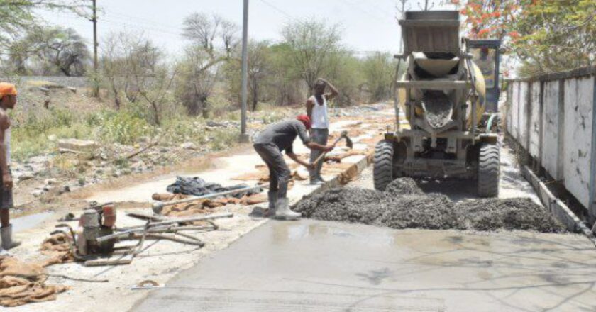 सोठिया -कलेक्ट्रेट मार्ग पूर्णता की ओर, एक सप्ताह में दौड़ने लगेंगे वाहन