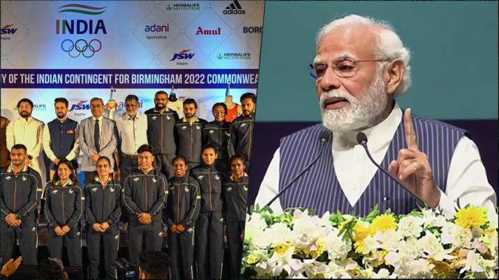 पीएम मोदी ने राष्ट्रमंडल खेलों में जाने वाले खिलाड़ियों को किया प्रोत्साहित, कहा- ‘कोई नहीं टक्कर में क्यों पड़े हो चक्कर में’