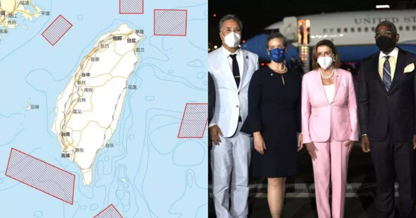 चीनी सेना ने पेलोसी के निकलते ही शुरू की लाइव फायरिंग, युद्धपोतों ने ताइवान को छह तरफ से घेरा