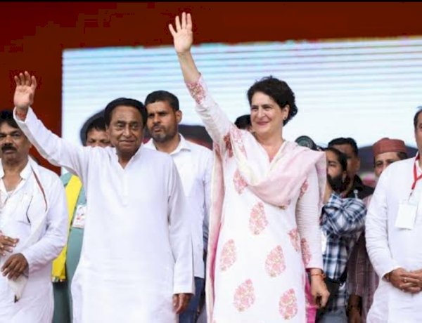 इंदौर में चुनावी हुंकार भरेंगी प्रियंका गांधी, कमलनाथ भी रहेंगे मौजूद, लगाई जा रही 30 हजार कुर्सियां